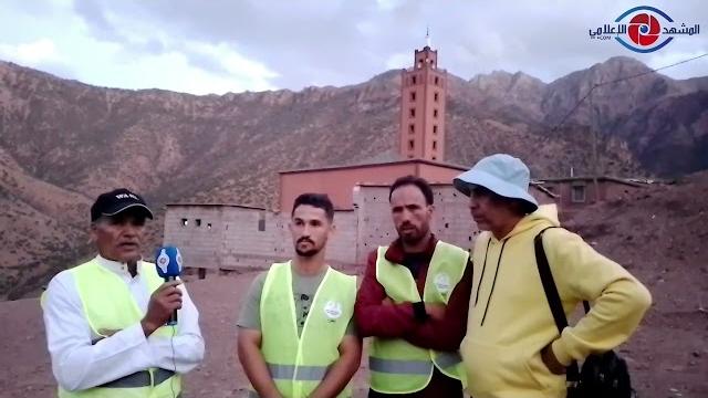 مبادرة تضامنية لمتضرري الزلزال لمنطقة دمنات من تنظيم بعض جمعيات الدار البيضاء