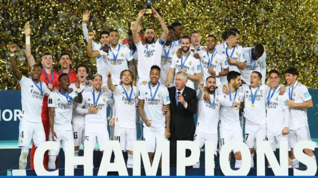 ريال مدريد يتوج بطلا لكأس العالم للأندية ” المغرب 2022 ” بعد انتصاره في النهائي على الهلال السعودي